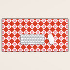 Red Harmony Desk Mat Gallery Image 1