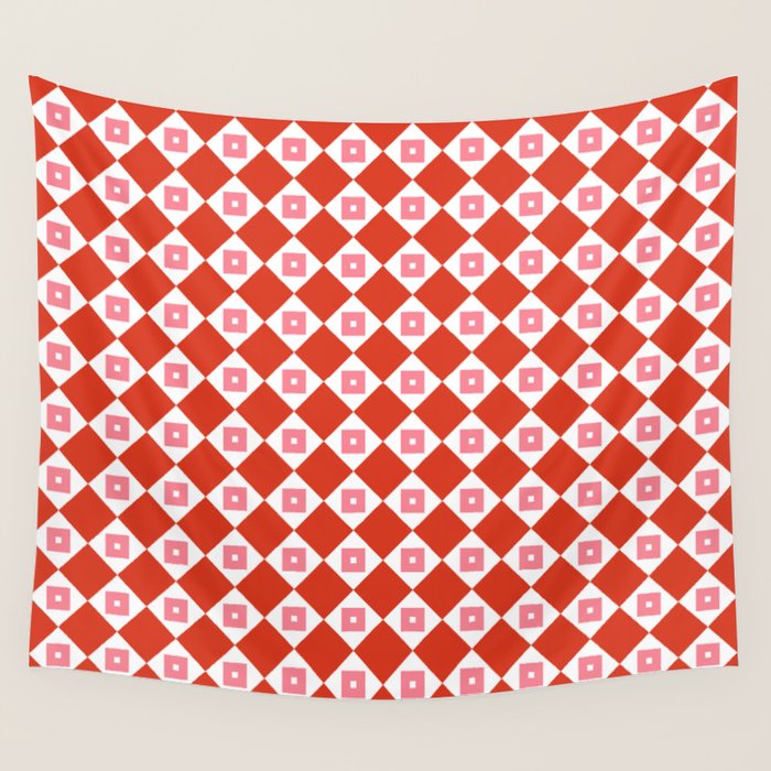 Red Harmony Wall Tapestry Gallery Image 1