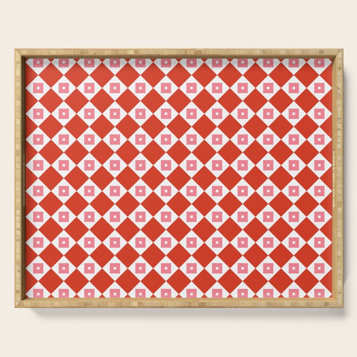 Red Harmony Serving Tray Gallery Image 1