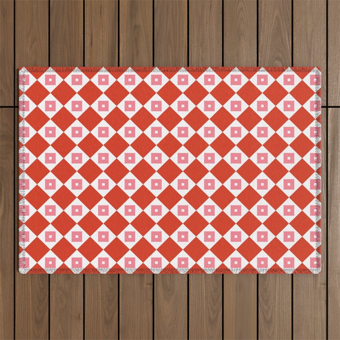 Red Harmony Outdoor Rug Gallery Image 1