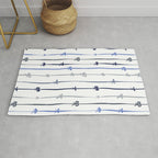 All in a bow - blue Rug Gallery Image 1