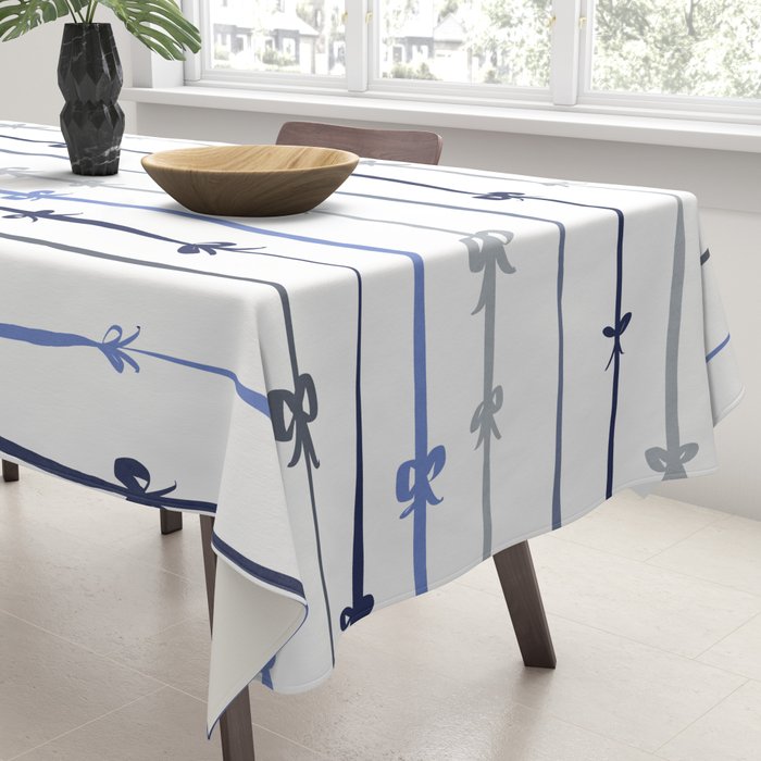 All in a bow - blue Tablecloth Gallery Image 3
