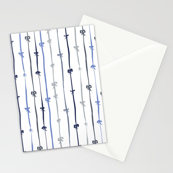 All in a bow - blue Stationery Card Gallery Image 2