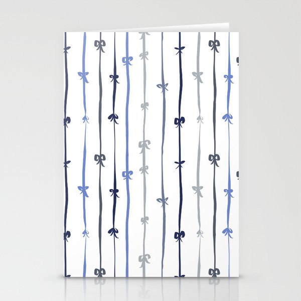 All in a bow - blue Stationery Card Gallery Image 2