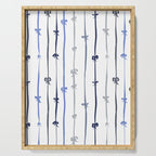 All in a bow - blue Serving Tray Gallery Image 1