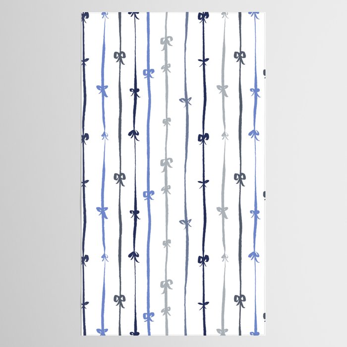 All in a bow - blue Tablecloth Gallery Image 2