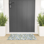 âWild Blueberryâ - Botanical Pattern Welcome Mat Gallery Image 3