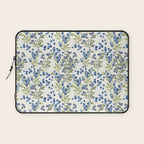âWild Blueberryâ - Botanical Pattern Laptop Sleeve Gallery Image 1