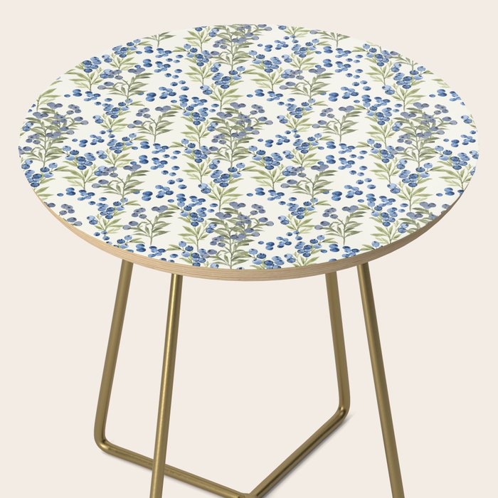 âWild Blueberryâ - Botanical Pattern Side Table Gallery Image 2