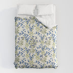 âWild Blueberryâ - Botanical Pattern Duvet Cover Gallery Image 6