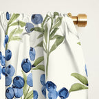 âWild Blueberryâ - Botanical Pattern Window Curtain Gallery Image 2