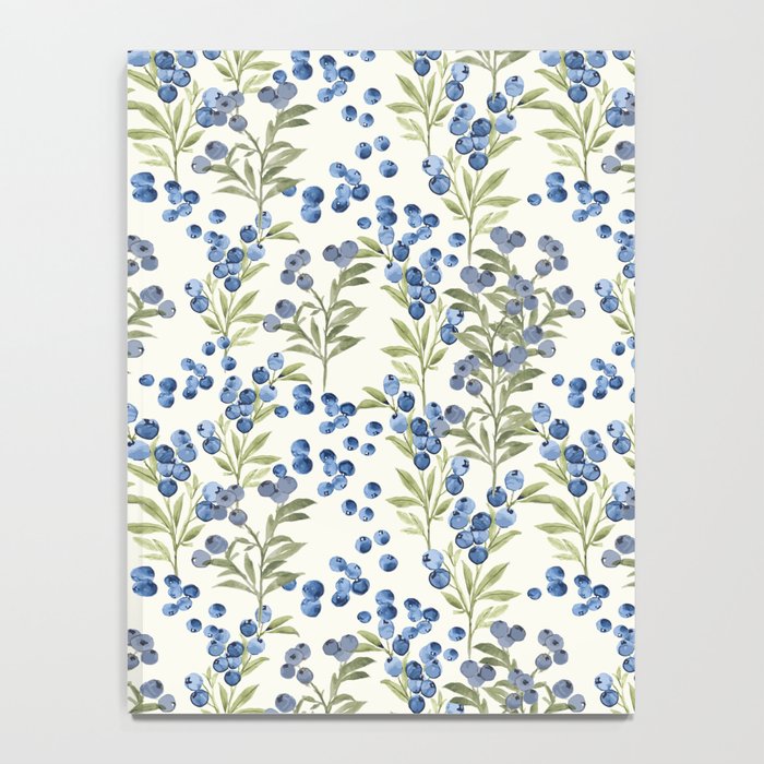 âWild Blueberryâ - Botanical Pattern Notebook Gallery Image 4