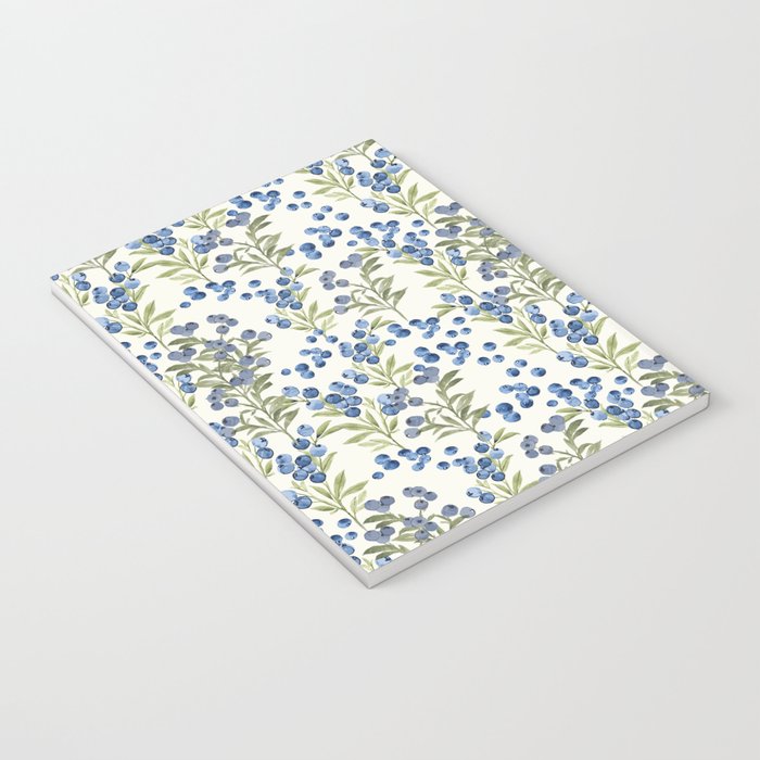 âWild Blueberryâ - Botanical Pattern Notebook Gallery Image 3
