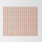 Strawberry Gingham Pattern Throw Blanket Gallery Image 2