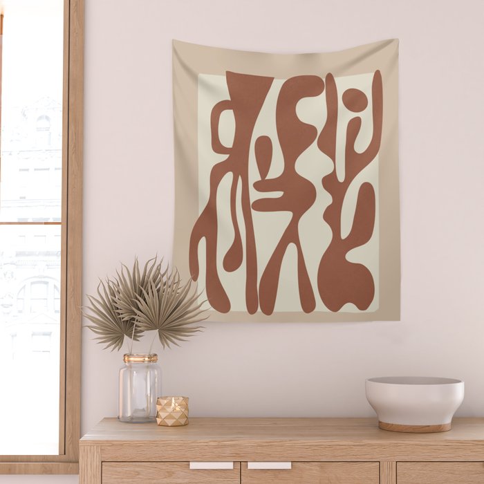 Terracotta Dreams  3 Wall Tapestry Gallery Image 2