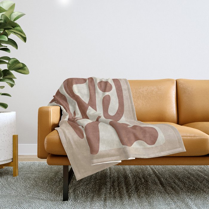 Terracotta Dreams  3 Throw Blanket Gallery Image 1