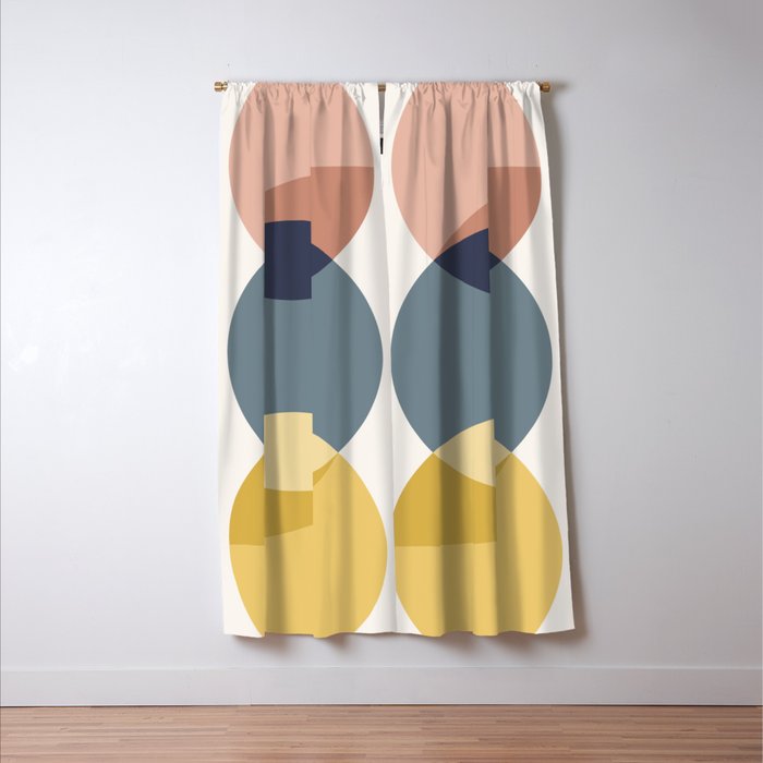 Geometric Harmony XI Window Curtain Gallery Image 3