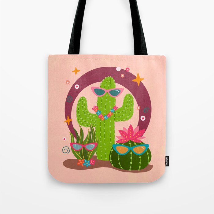 Cactus fiesta Tote Bag Gallery Image 1
