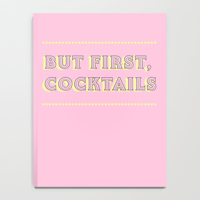 Pastel Pink Party Cocktails Notebook Gallery Image 4