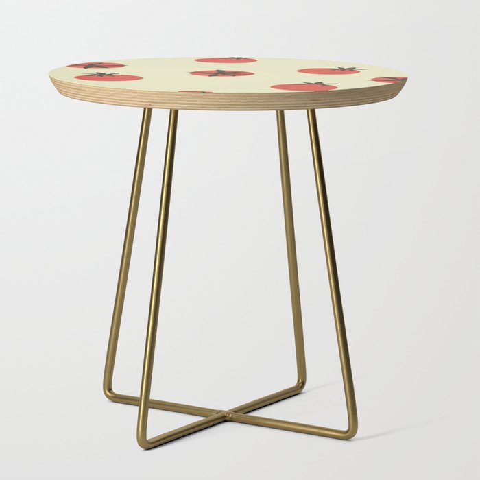 Tomatoes Pattern Side Table Gallery Image 1
