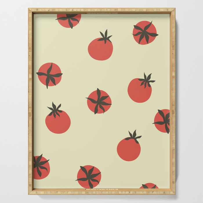 Tomatoes Pattern Serving Tray Gallery Image 1
