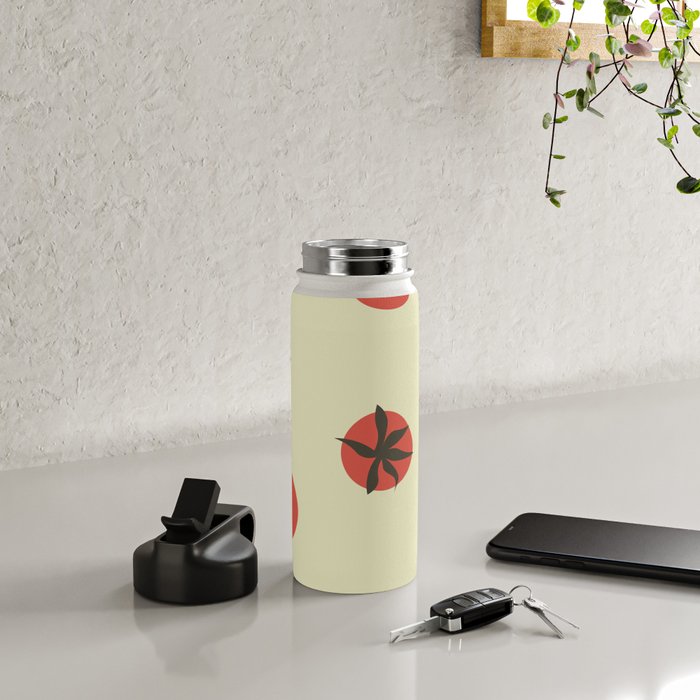 Tomatoes Pattern Water Bottle Gallery Image 4