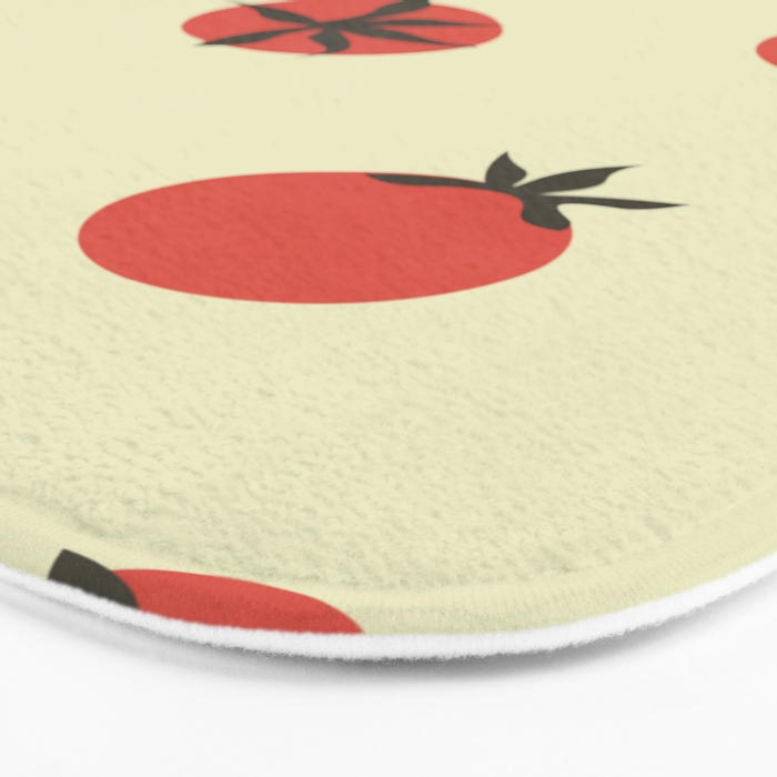 Tomatoes Pattern Bath Mat Gallery Image 3