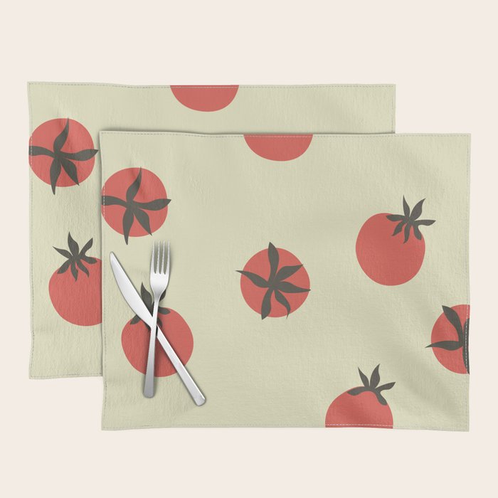 Tomatoes Pattern Placemat Gallery Image 1