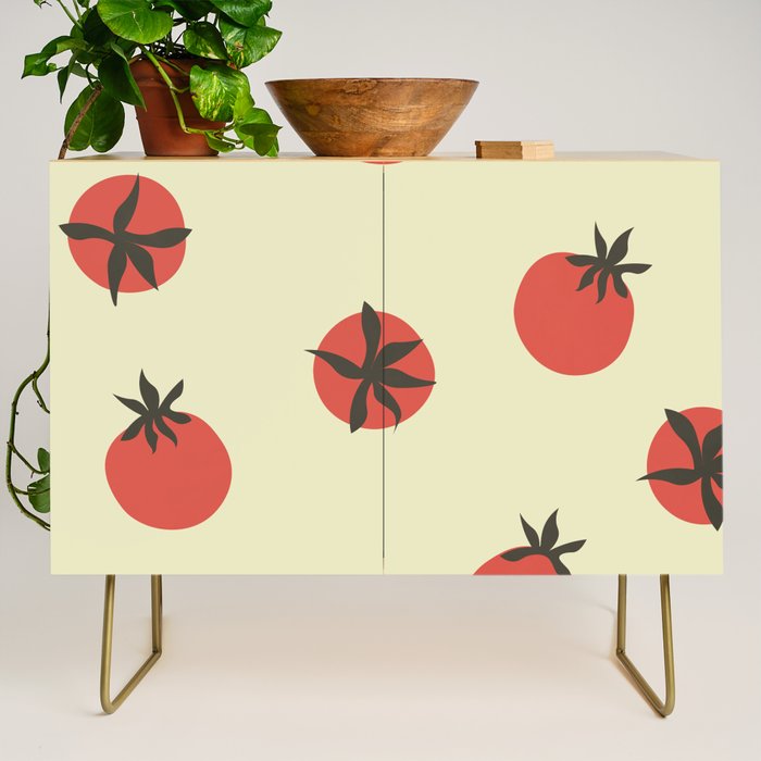 Tomatoes Pattern Credenza Gallery Image 1