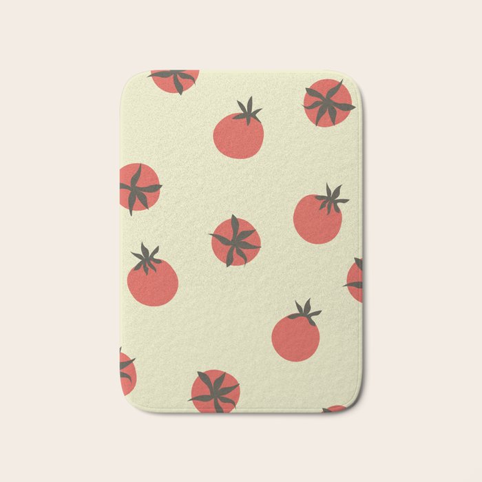 Tomatoes Pattern Bath Mat Gallery Image 1