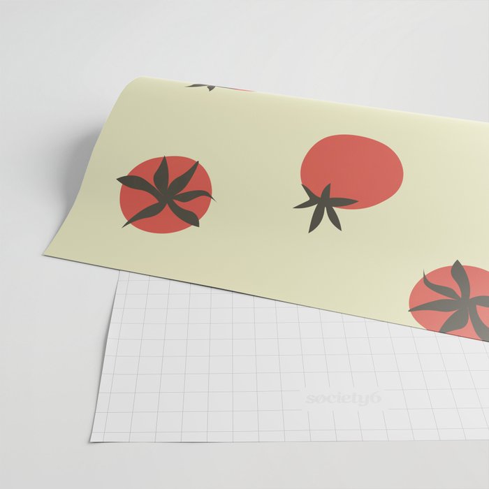 Tomatoes Pattern Wrapping Paper Gallery Image 2