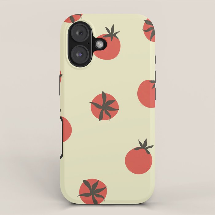 Tomatoes Pattern iPhone Case Gallery Image 1