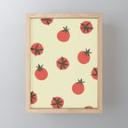 Tomatoes Pattern Mini Art Print Gallery Image 1