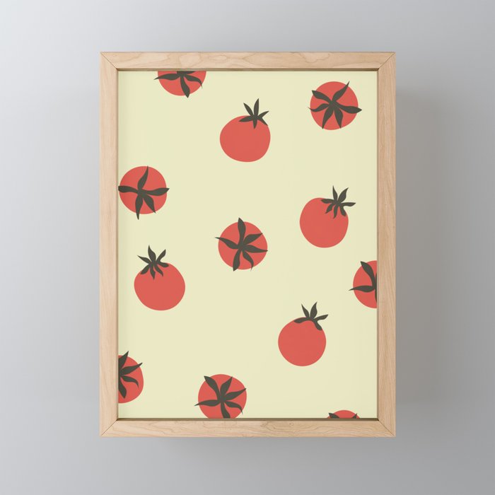 Tomatoes Pattern Mini Art Print Gallery Image 1