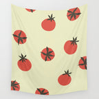 Tomatoes Pattern Wall Tapestry Gallery Image 4