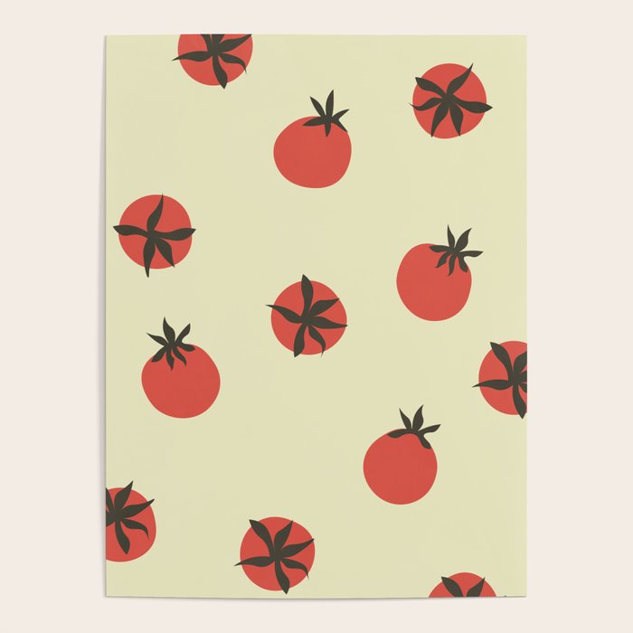 Tomatoes Pattern Poster Gallery Image 4
