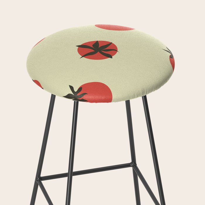 Tomatoes Pattern Stool Gallery Image 2