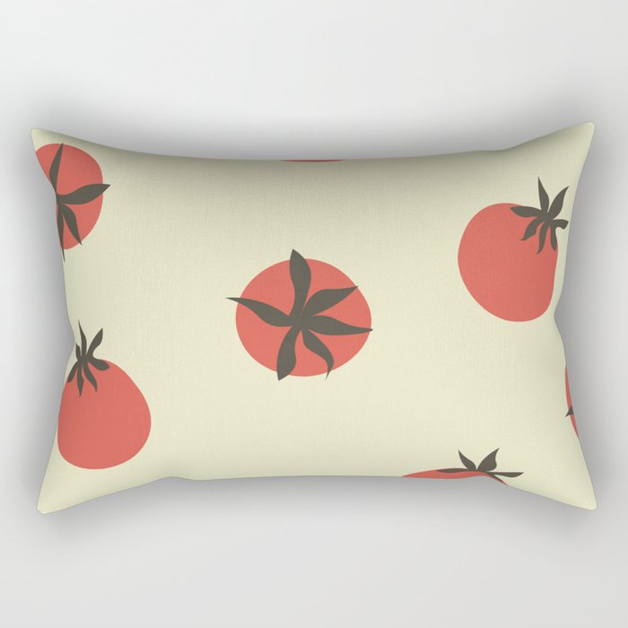 Tomatoes Pattern Rectangular Pillow Gallery Image 2