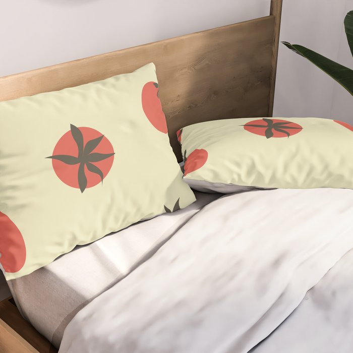 Tomatoes Pattern Pillow Sham Gallery Image 2