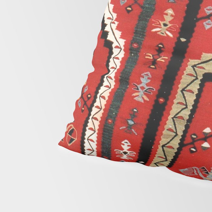 Vintage Bulgarian Niche Rug Print Pillow Sham Gallery Image 4