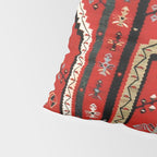 Vintage Bulgarian Niche Rug Print Pillow Sham Gallery Image 4