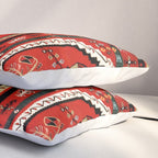 Vintage Bulgarian Niche Rug Print Pillow Sham Gallery Image 3