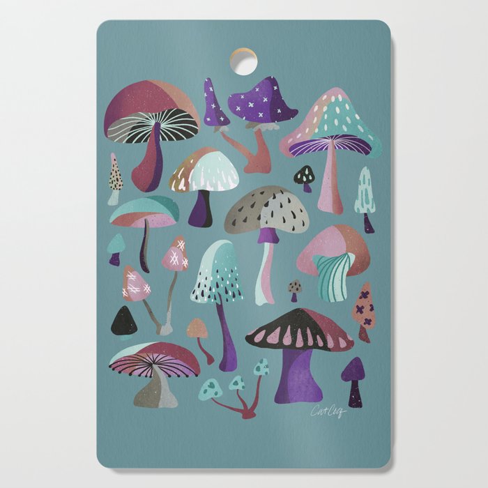 Mushroom Collection â Galaxy Cutting Board Gallery Image 1