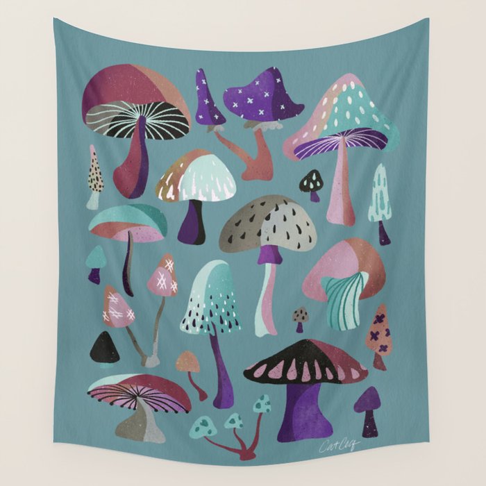 Mushroom Collection â Galaxy Wall Tapestry Gallery Image 4