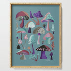 Mushroom Collection â Galaxy Serving Tray Gallery Image 1