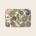 Wild jungle botanical leaves 63 Bath Mat Gallery Image 1