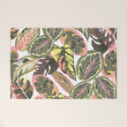 Wild jungle botanical leaves 63 Welcome Mat Gallery Image 1