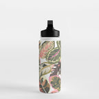 Wild jungle botanical leaves 63 Water Bottle Gallery Image 3