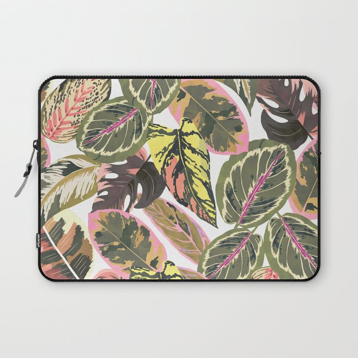 Wild jungle botanical leaves 63 Laptop Sleeve Gallery Image 1