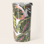 Wild jungle botanical leaves 63 Travel Mug Gallery Image 2